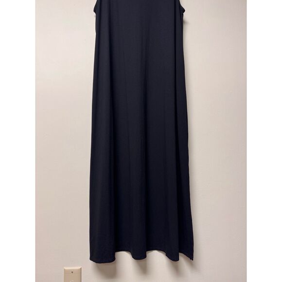 J. JILL Wearever Collection Black Soft Jersey Knit Midi/Maxi Dress, Sz XL - Picture 4 of 10